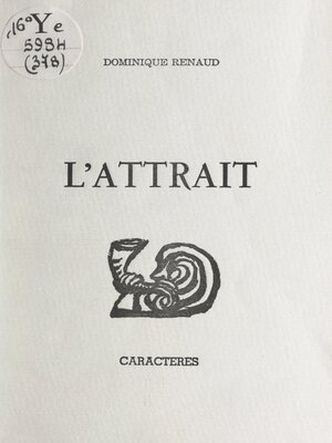 cover image of L'attrait